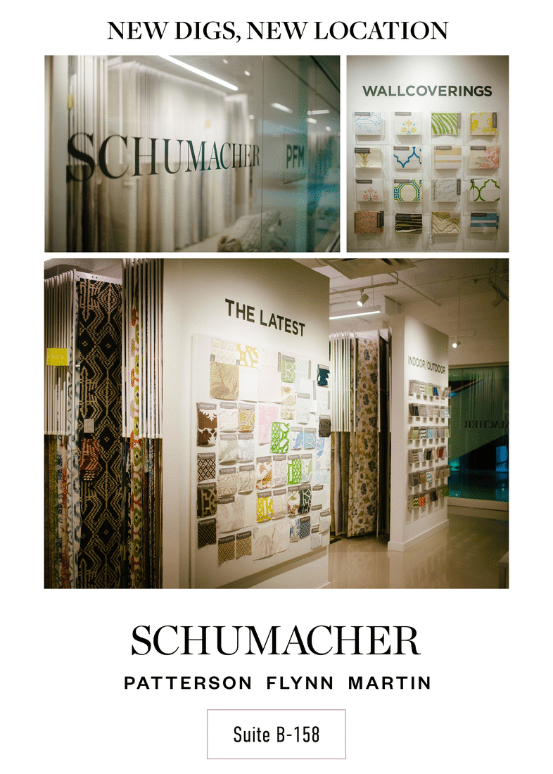 Schumacher showroom at DCOTA