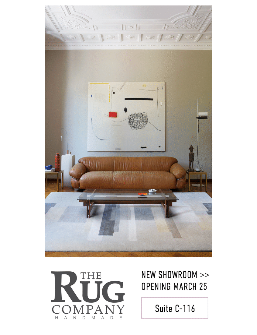 The Rug Company showroom at DCOTA