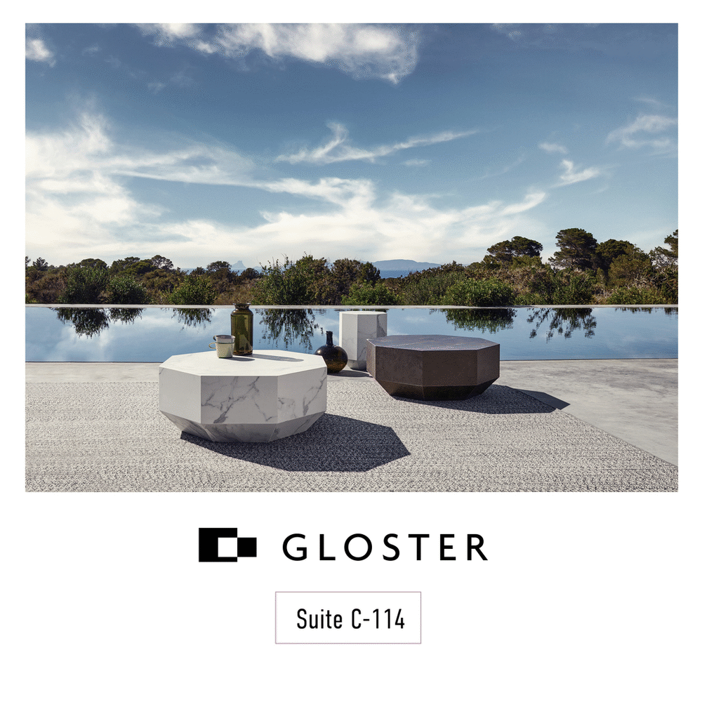 Gloster outdoor furniture at DCOTA